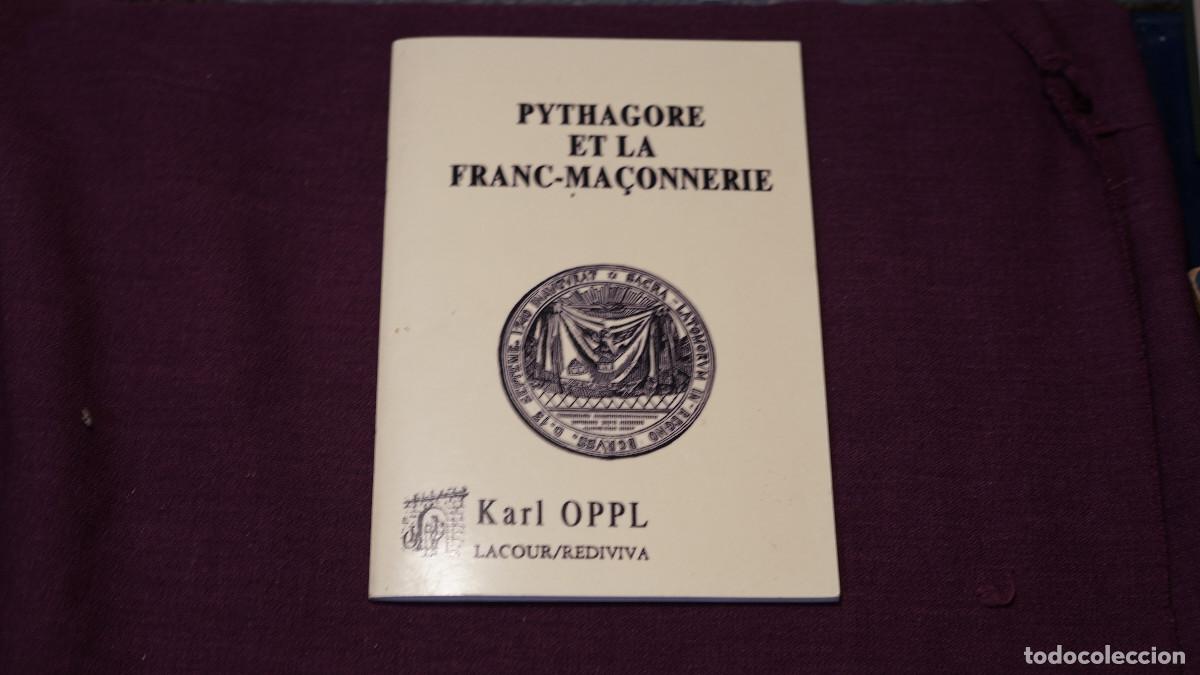 Libros de segunda mano: Karl Oppl - Pythagore et la franc-ma&ccedil;onnerie - Foto 1