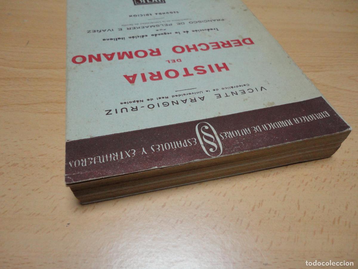 Libros de segunda mano: Historia del derecho romano - F1 - Foto 3