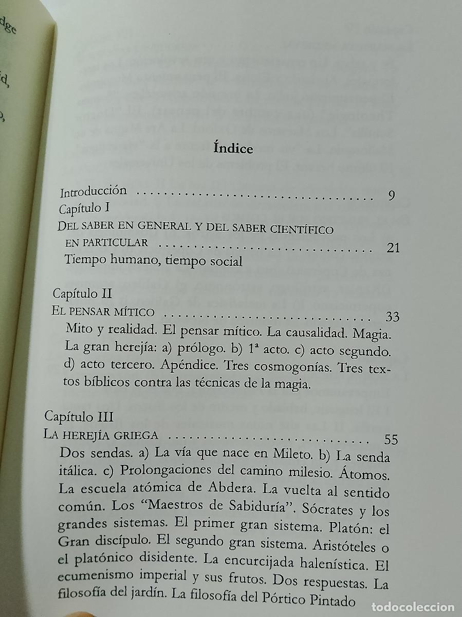 Libros de segunda mano: Antonio L&oacute;pez Campillo: La ciencia como herej&iacute;a (Ediciones Endymion. 1998) - Foto 3