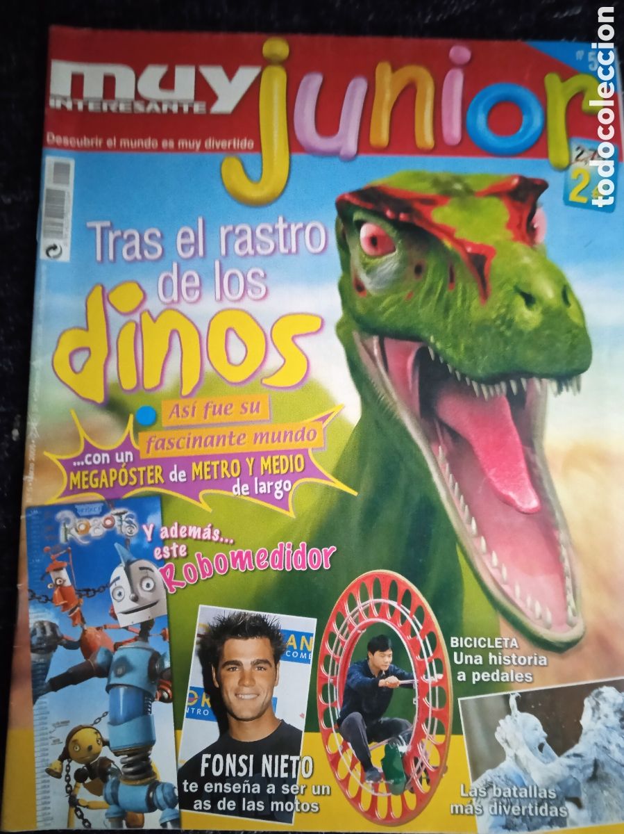 Libri di seconda mano: REVISTA MUY JUNIOR N&ordm; 5 - REVISTA JUVENIL -TRAS EL RASTRO DE LOS DINOSAURIOS
