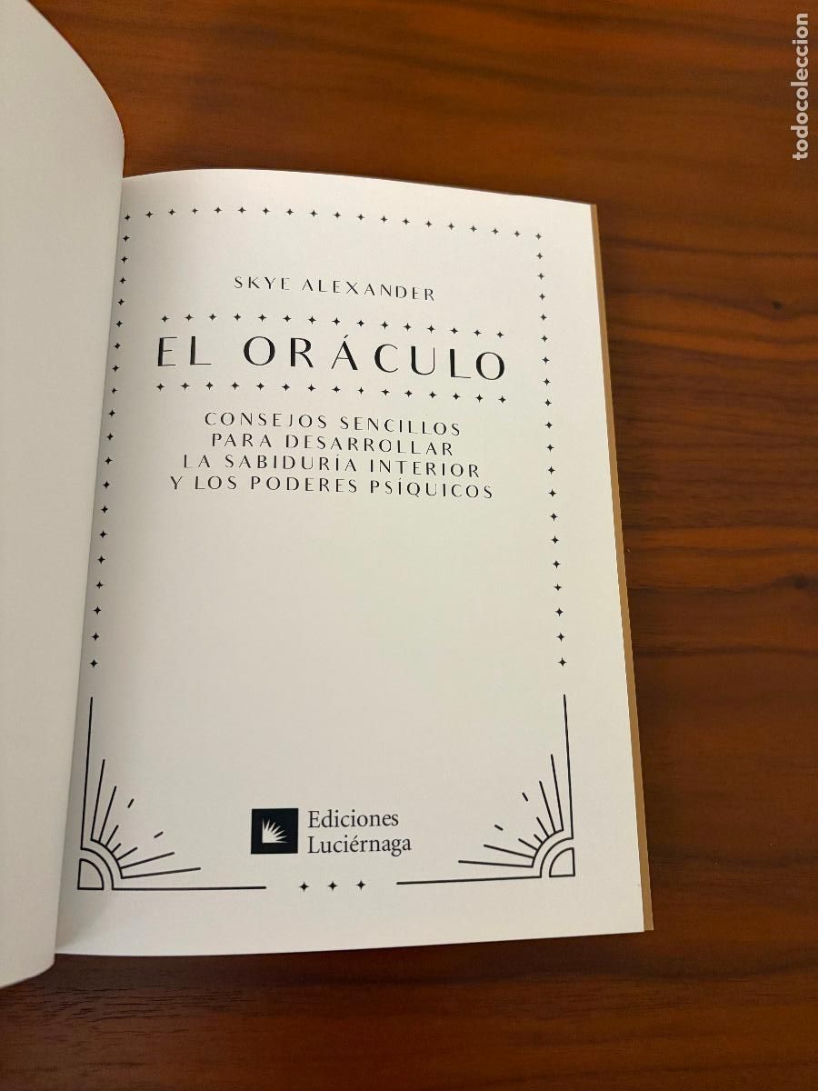 Libros de segunda mano: EL ORACULO , SKYE ALEXANDER , EDITORIAL LUCI&Eacute;RNAGA - Foto 2