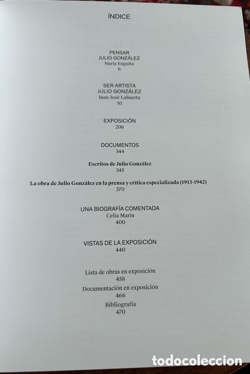 Libros de segunda mano: Ser Artista Julio Gonz&aacute;lez IVAM - Foto 5