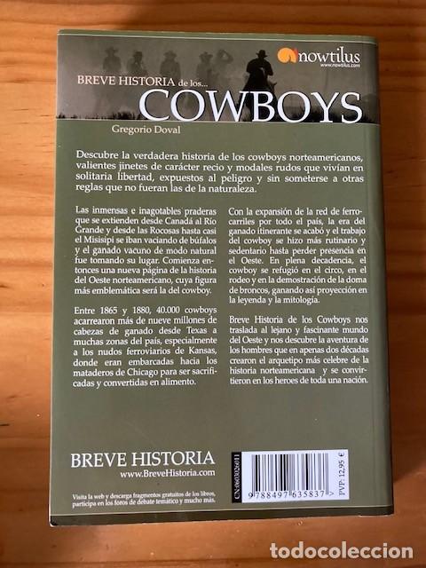 Libros de segunda mano: BREVE HISTORIA DE LOS COWBOYS - GREGORIO DOVAL - Foto 5