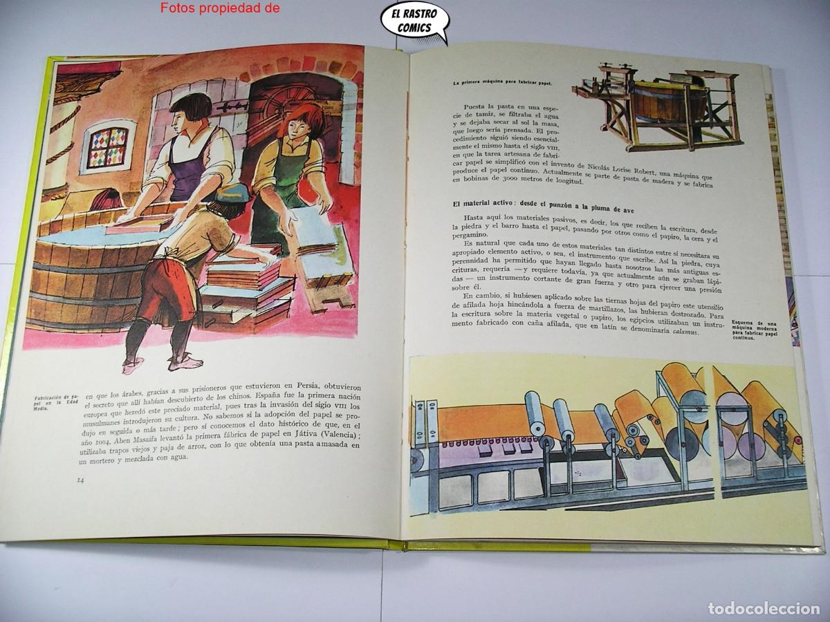 Libros de segunda mano: Historia del libro y de la imprenta, Aurora D&iacute;az, Armand Martinez, ed Teide 1971, E5 - Foto 6