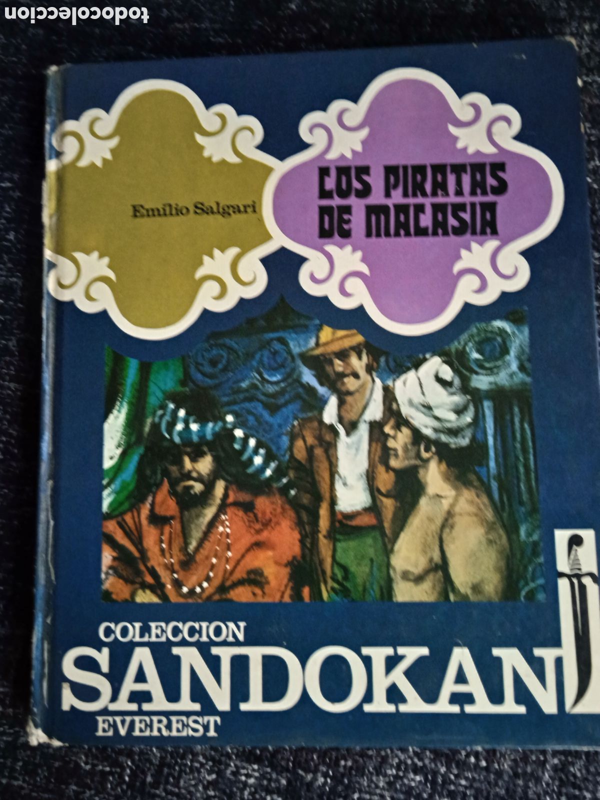 Libri di seconda mano: COLECCION SANDOKAN, LOS PIRATAS DE MALASIA -ED. EVEREST