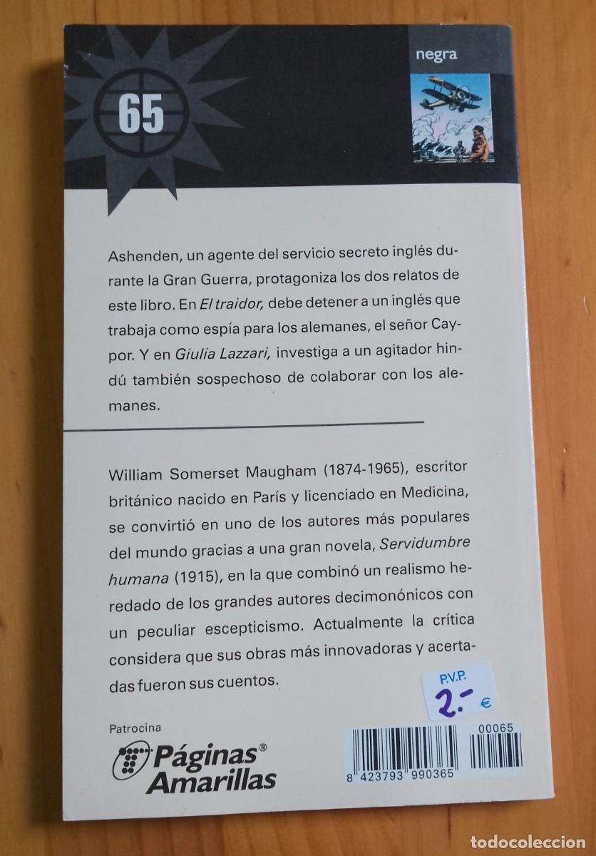 Libros de segunda mano: EL TRAIDOR - WILLIAM S. MAUGHAM - Foto 2