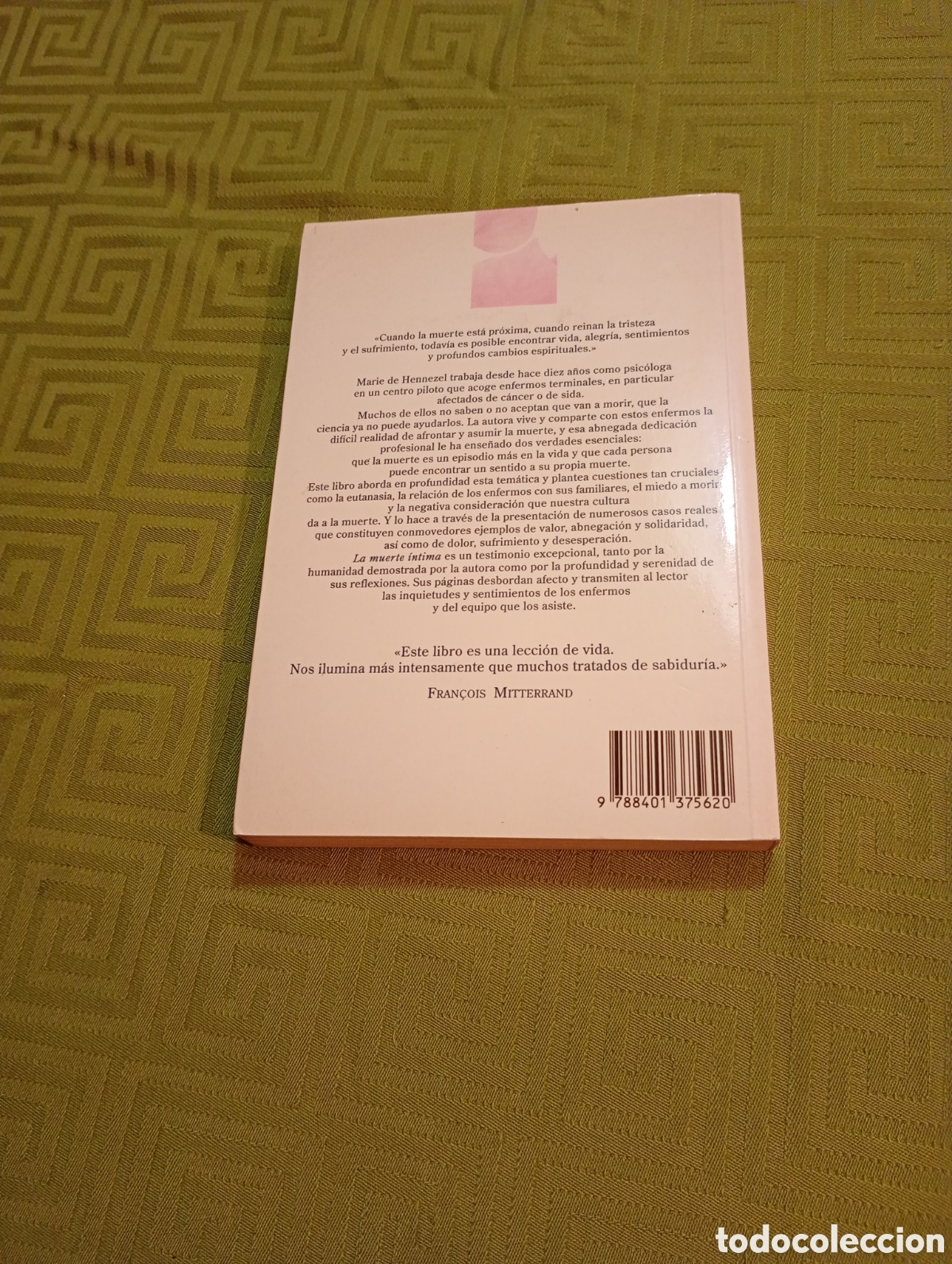 Libros de segunda mano: La muerte &iacute;ntima. Marie de Hennezel - Foto 2