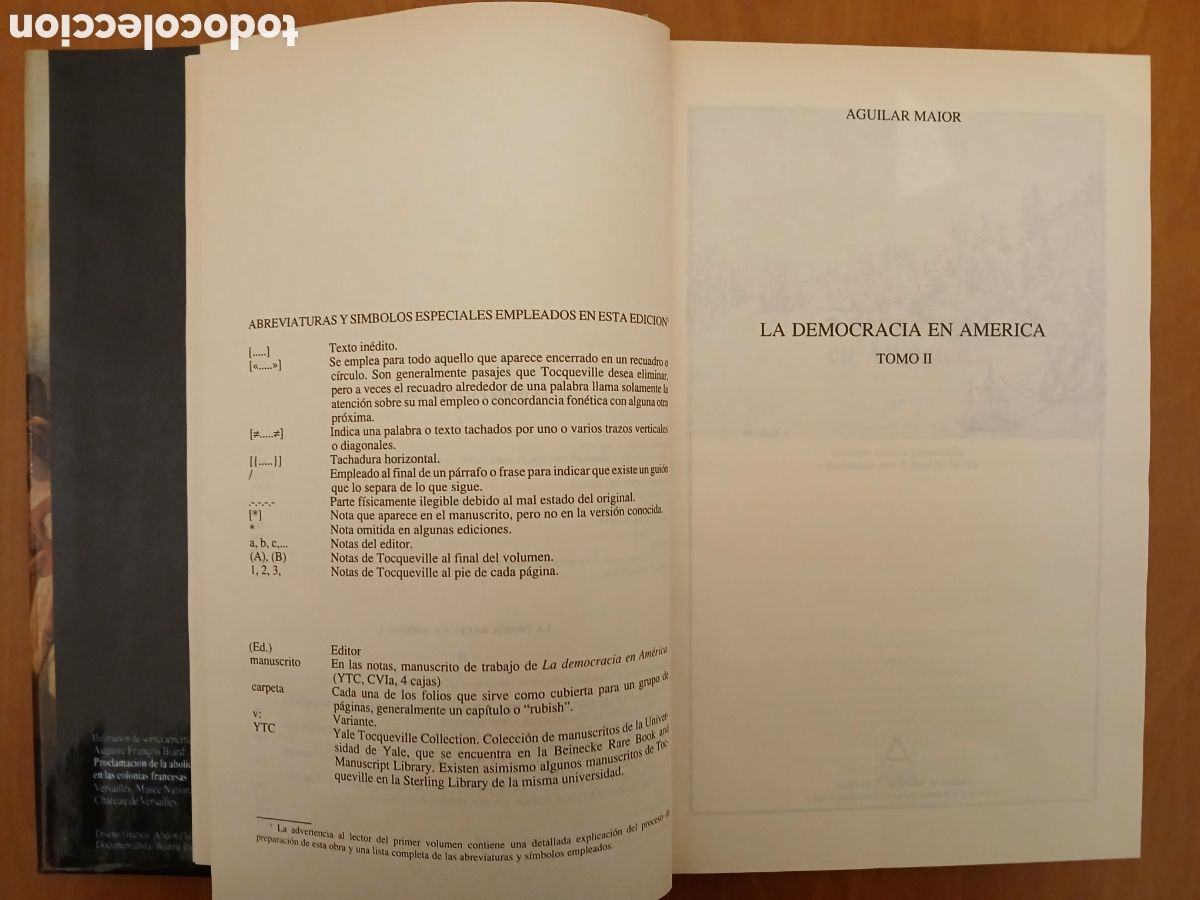 Libros de segunda mano: La Democracia en Am&eacute;rica 2 tomos ( Completa ). Alexis de Tocqueville. - Foto 11