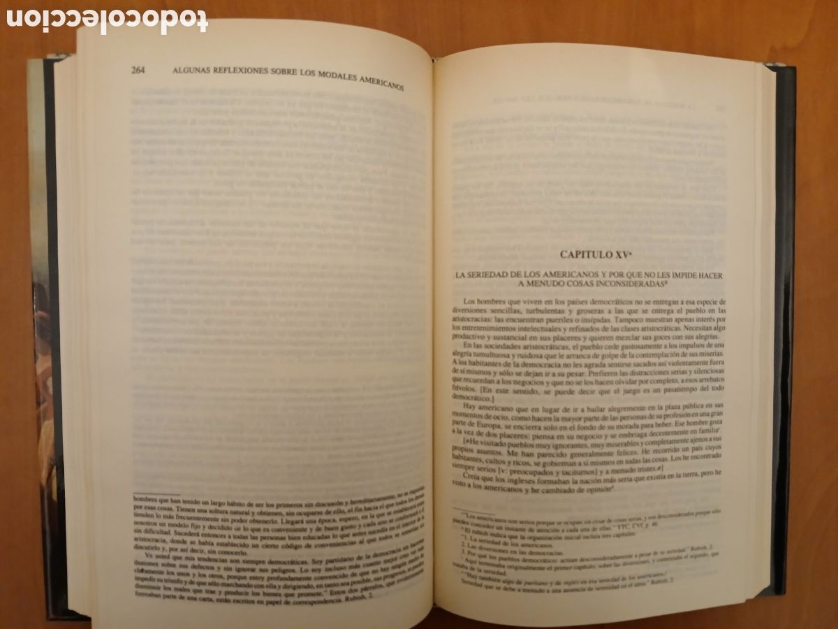 Libros de segunda mano: La Democracia en Am&eacute;rica 2 tomos ( Completa ). Alexis de Tocqueville. - Foto 13
