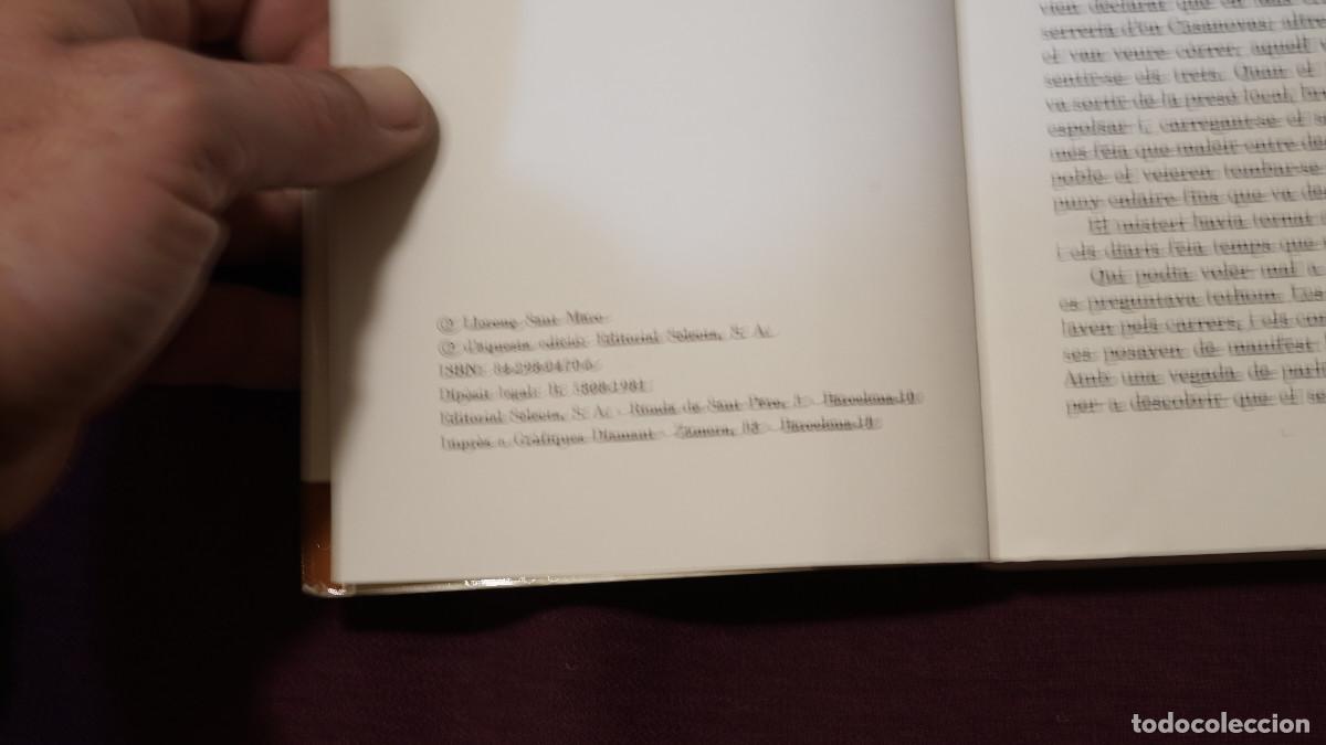 Libros de segunda mano: Lloren&ccedil; Sant Marc - La mort del benefactor - Selecta 1981 - Foto 2