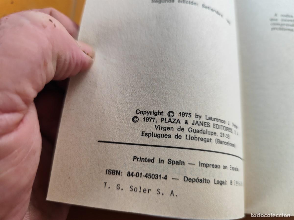 Libros de segunda mano: EL PLAN DE PETER / LAURENCE J.PETER / CJA 391 / PLAZA&JANES - Foto 9