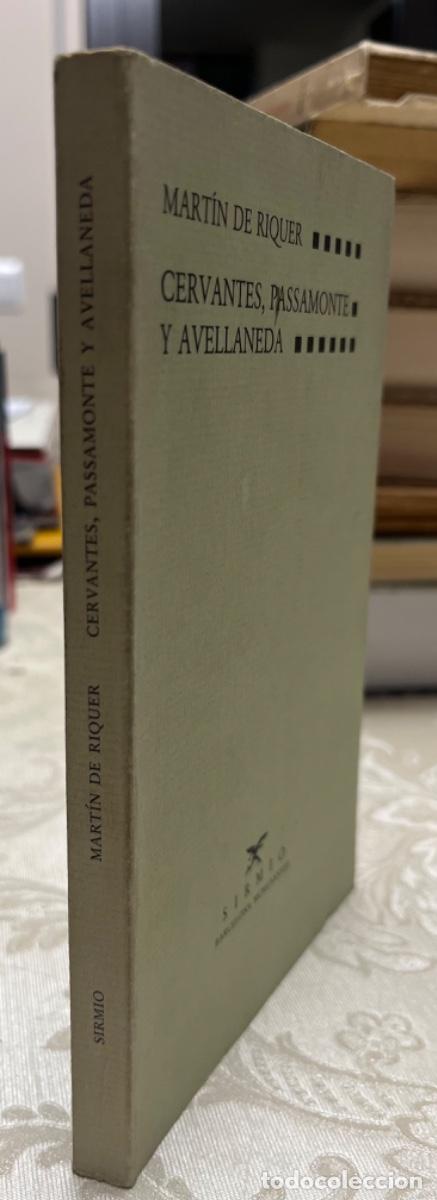 Libros de segunda mano: Riquer, Mart&iacute;n de.- Cervantes, Pasamonte y Avellaneda - Foto 2