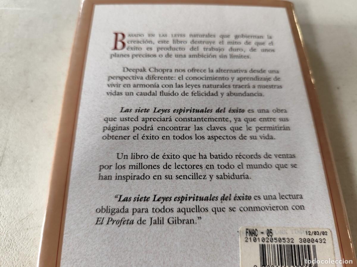 Libros de segunda mano: LAS SIETE LEYES ESPIRITUALES DEL &Eacute;XITO / DEEPAK CHOPRA / CMA 104 / EDAF - Foto 6