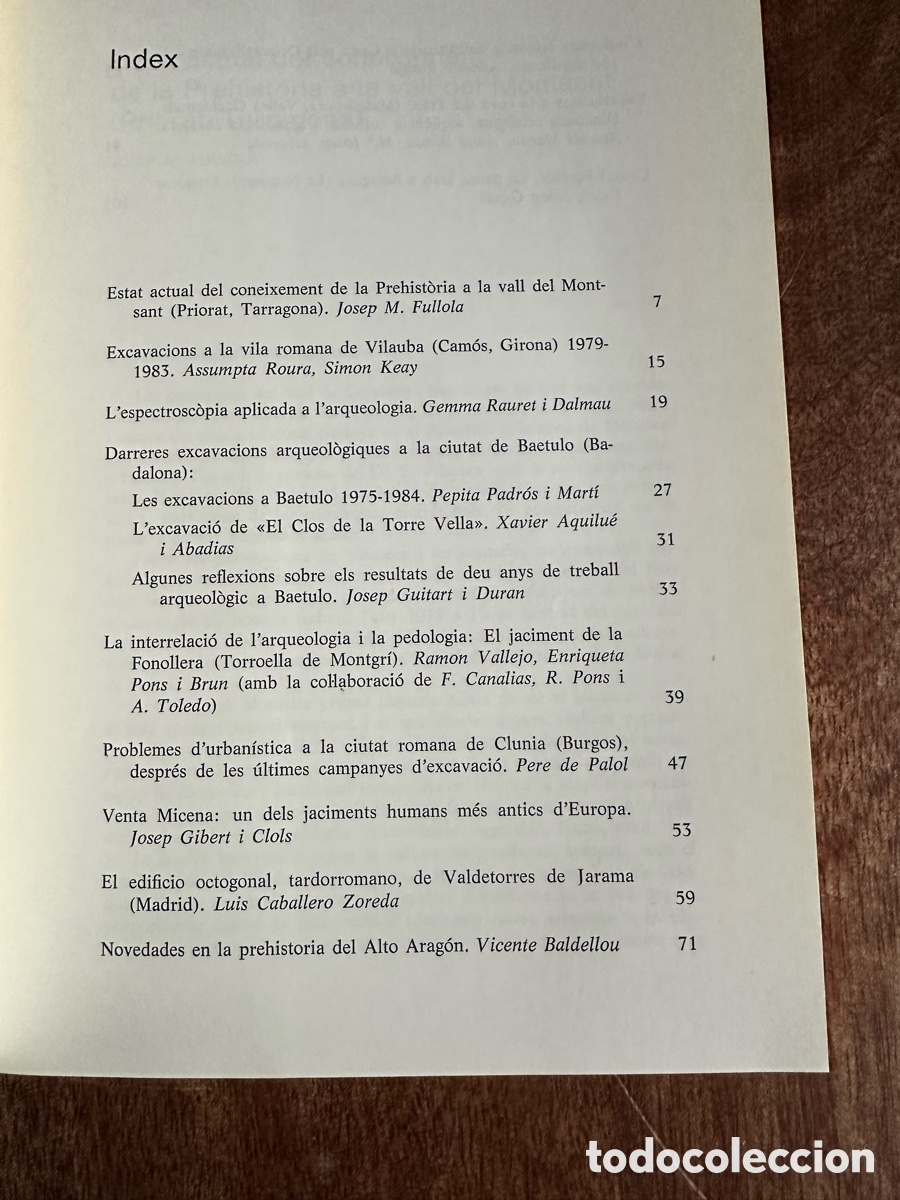 Libros de segunda mano: Tribuna d&rsquo;arqueologia 1983-1984 - Foto 3