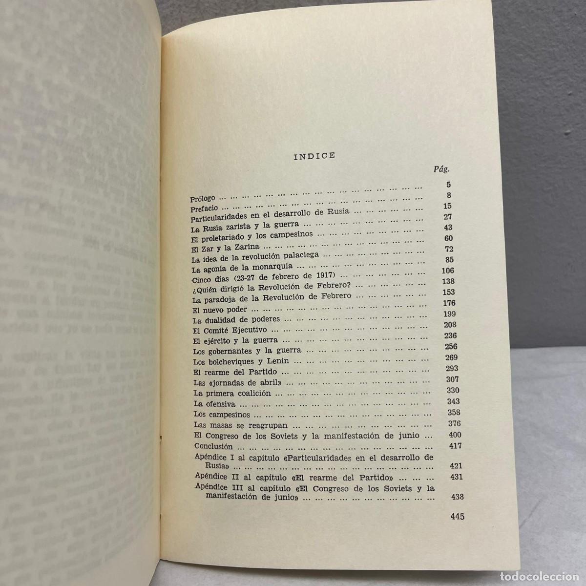 Libros de segunda mano: HISTORIA DE LA REVOLUCION RUSA - TROTSKY - EDITORIAL ZERO - 1973 / 326 - Foto 6