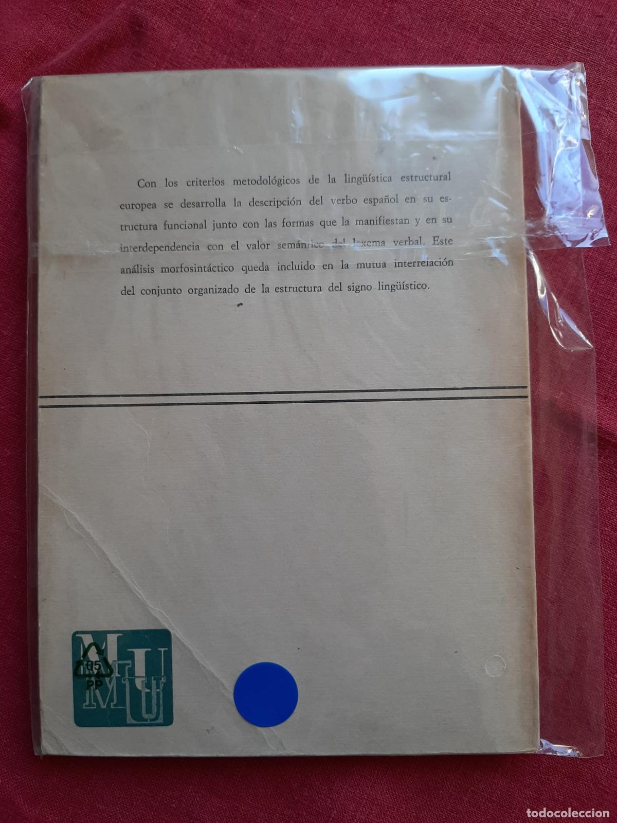 Libros de segunda mano: Morfosintaxis estructural del verbo espa&ntilde;ol - Lam&iacute;quiz, Vidal - Foto 3