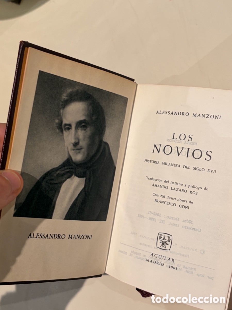 Libros de segunda mano: MANZONI, LOS NOVIOS, AGUILAR - Foto 8