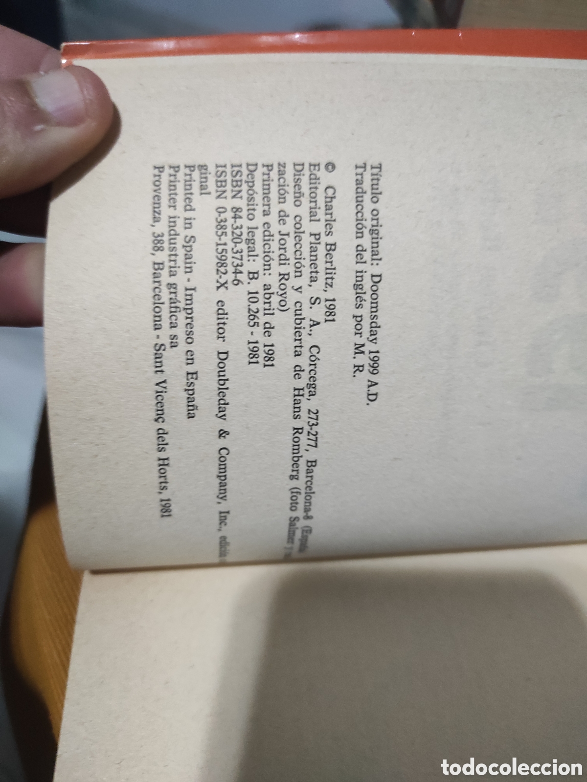 Libros de segunda mano: El Tri&aacute;ngulo De Las Bermudas. Charles Berlitz. Primera Edici&oacute;n - Foto 3