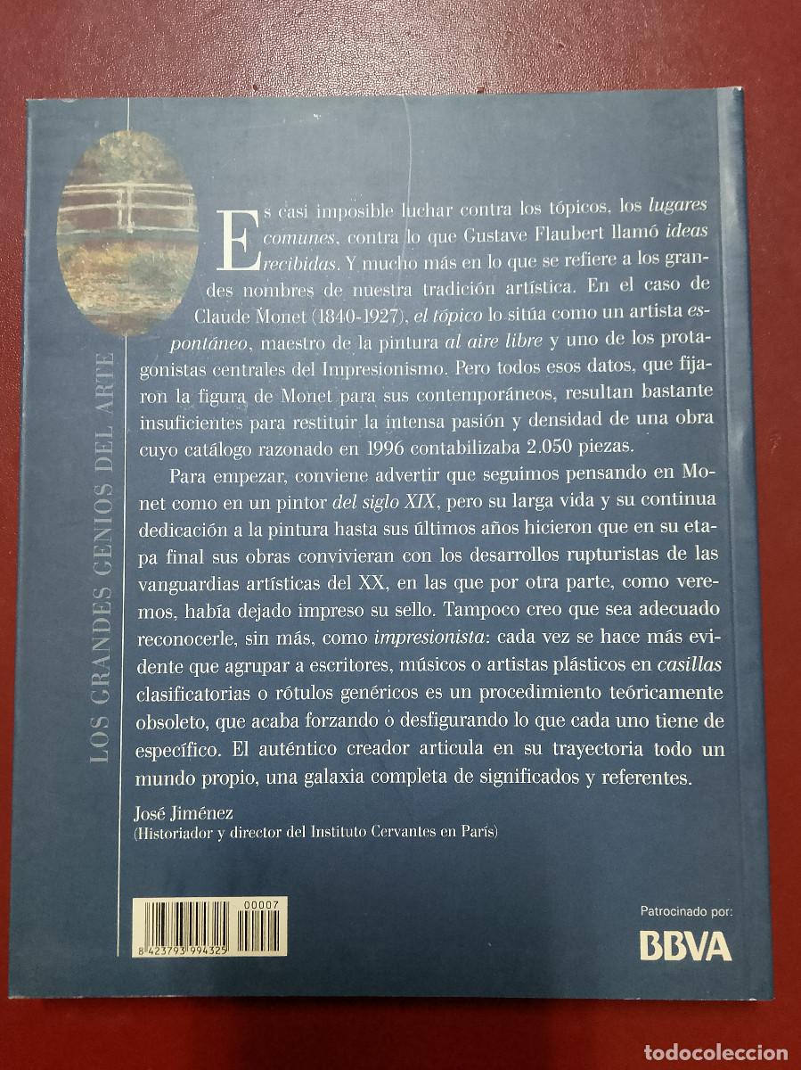 Libros de segunda mano: Jos&eacute; Jim&eacute;nez: Monet (El Mundo. 2005) - Foto 2