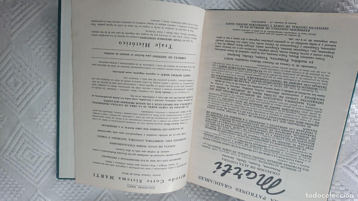Libros de segunda mano: Corte Sistema Marti, modisteria - Foto 3