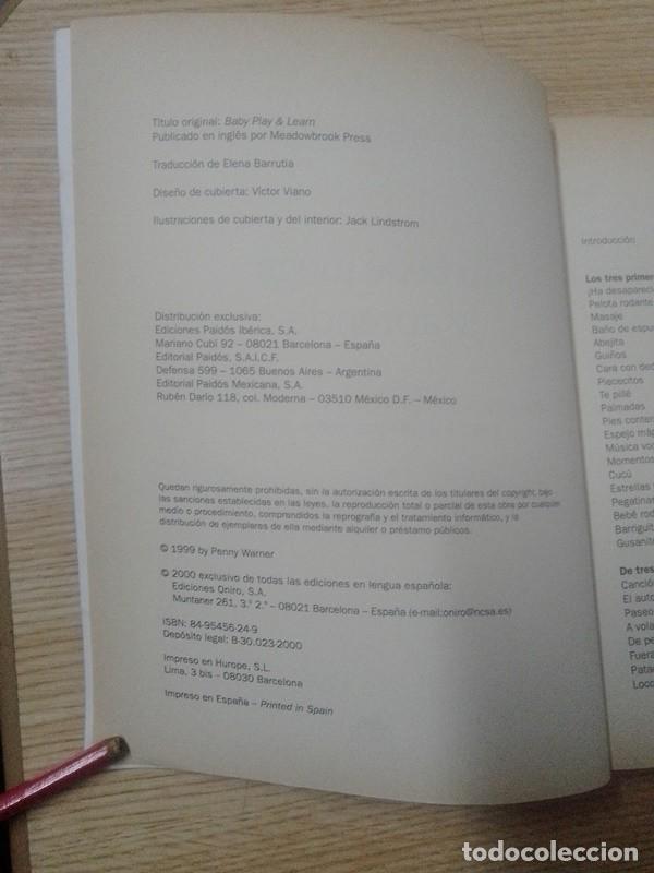 Libros de segunda mano: Libro Tu bebe juega y aprende Penny Warner - Foto 3