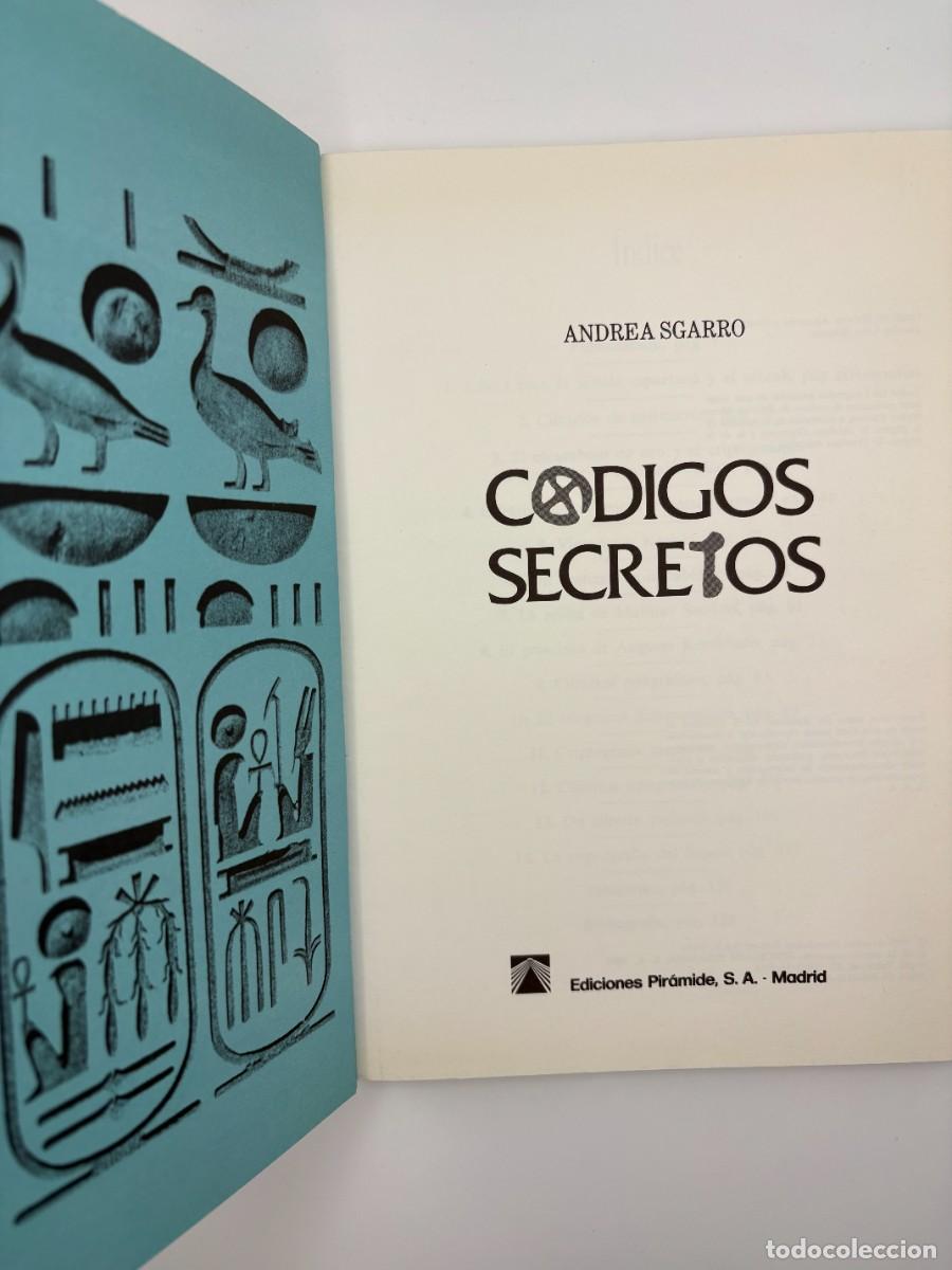 Libros de segunda mano: C&oacute;digos Secretos, Andrea Sgarro - 1&ordf; Ed. Madrid, 1990 - Foto 4