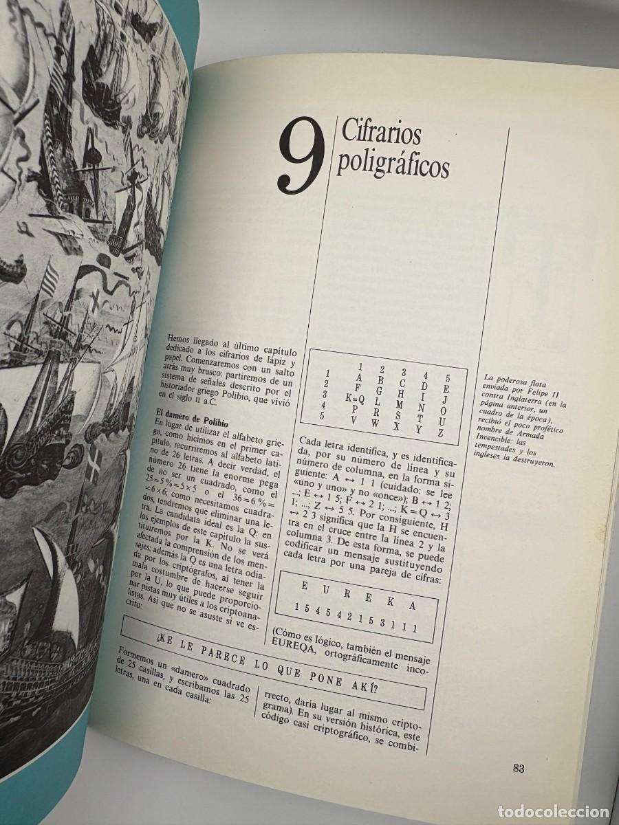 Libros de segunda mano: C&oacute;digos Secretos, Andrea Sgarro - 1&ordf; Ed. Madrid, 1990 - Foto 9