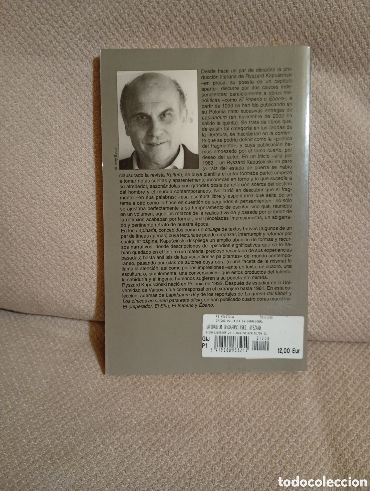 Libros de segunda mano: Reiszard Kapuscinski. Lapidarium IV - Foto 2