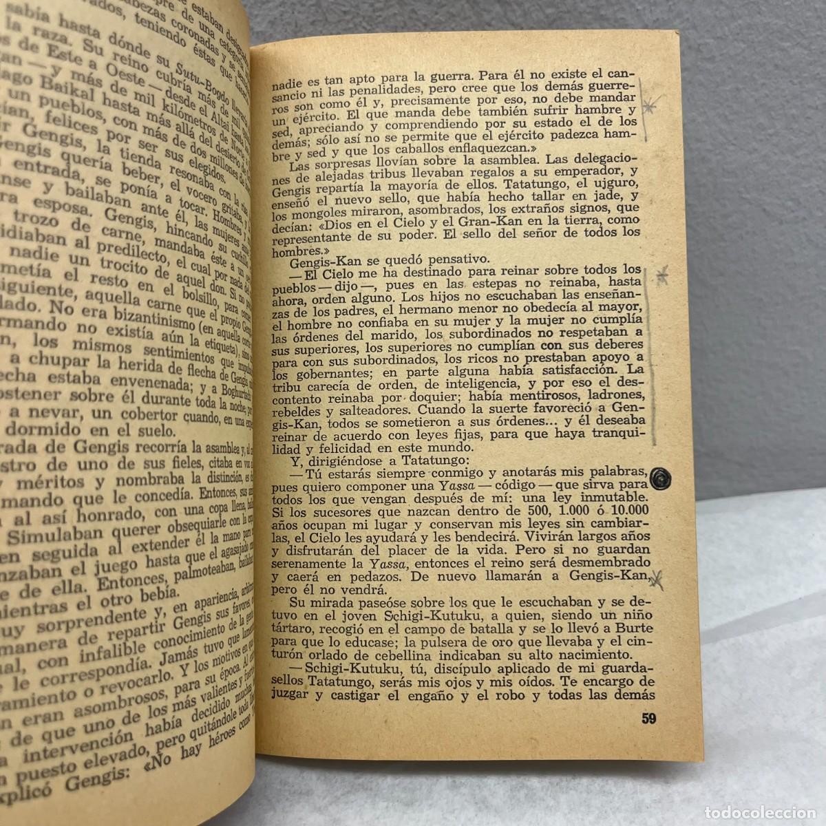 Libros de segunda mano: GENGIS KAN - MICHAEL PRAWDIN - EDITORIAL JUVENTUD - 1968 / 703 - Foto 11