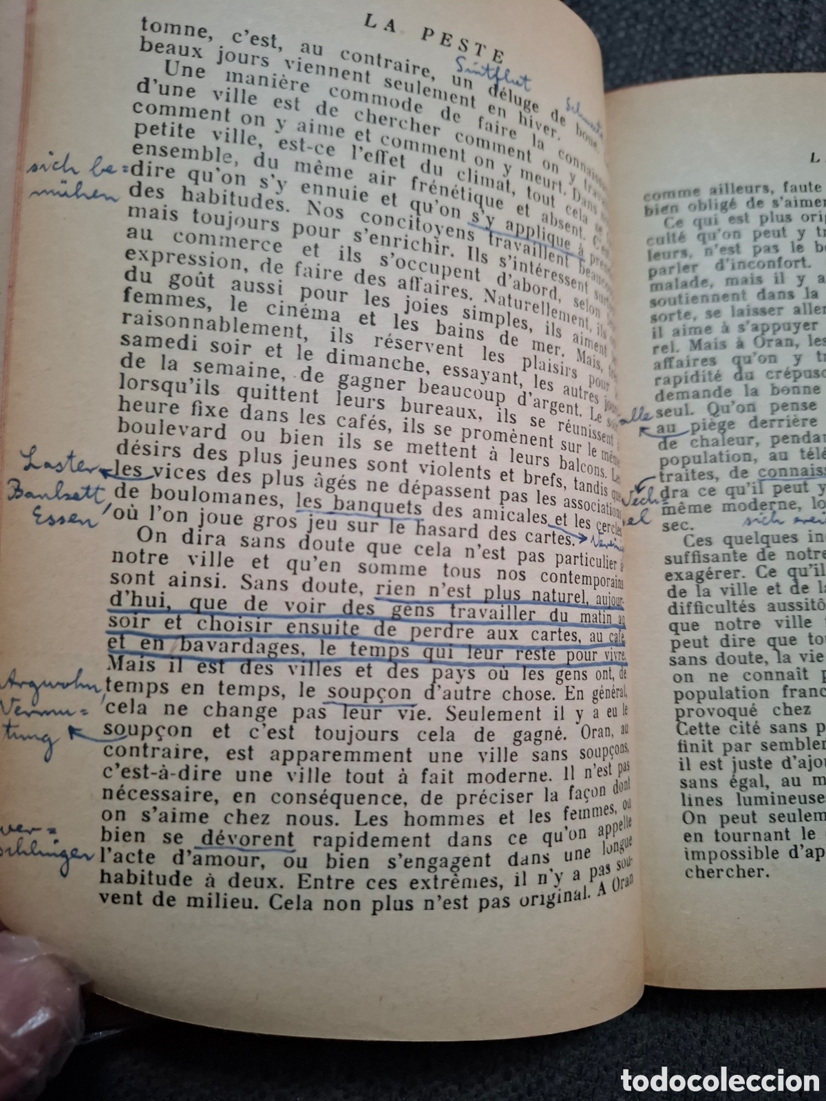 Libros de segunda mano: ALBERT CAMUS LA PESTE GALLIMARD EN FRANC&Eacute;S - Foto 3