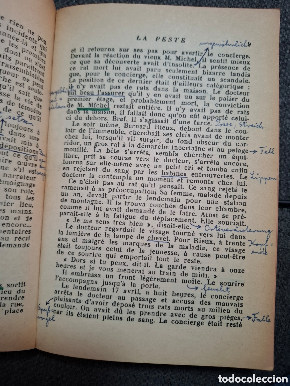 Libros de segunda mano: ALBERT CAMUS LA PESTE GALLIMARD EN FRANC&Eacute;S - Foto 5