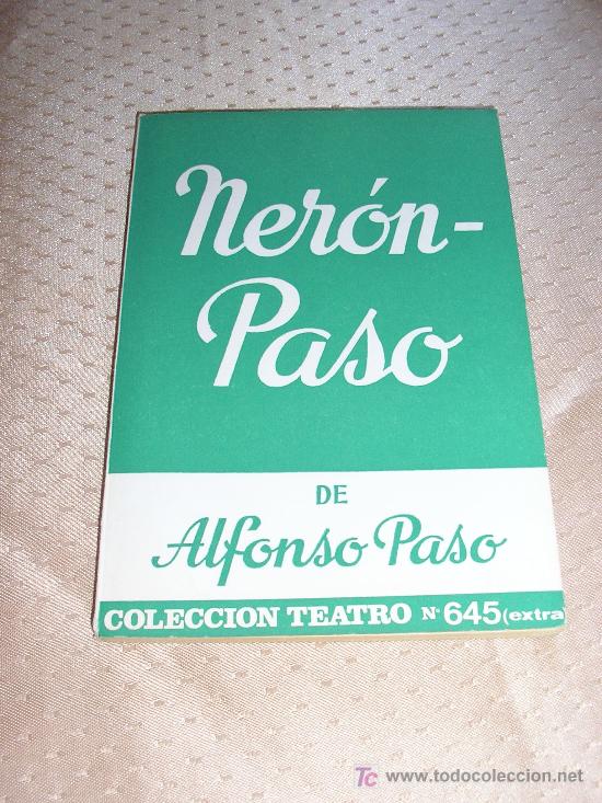 Libros de segunda mano: NERON PASO - ALFONSO PASO. - Foto 1