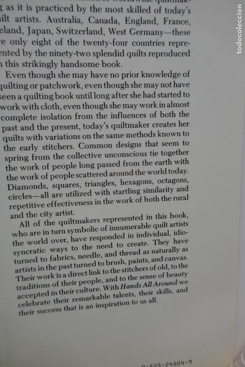 Libros de segunda mano: Hands All Around: Quilts from Many Nations - (en Ingl&eacute;s) - Foto 9