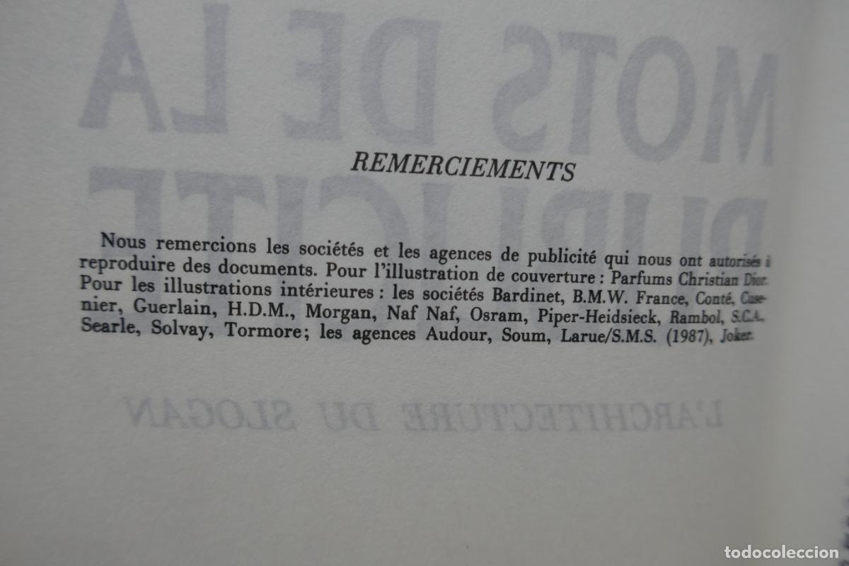 Libros de segunda mano: Les mots de la publicit&eacute; - de Blanche Grunig (en Franc&eacute;s) - Foto 5