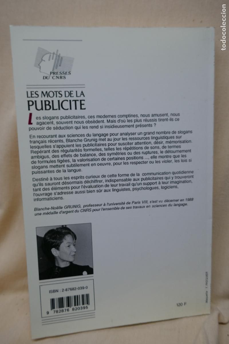Libros de segunda mano: Les mots de la publicit&eacute; - de Blanche Grunig (en Franc&eacute;s) - Foto 19
