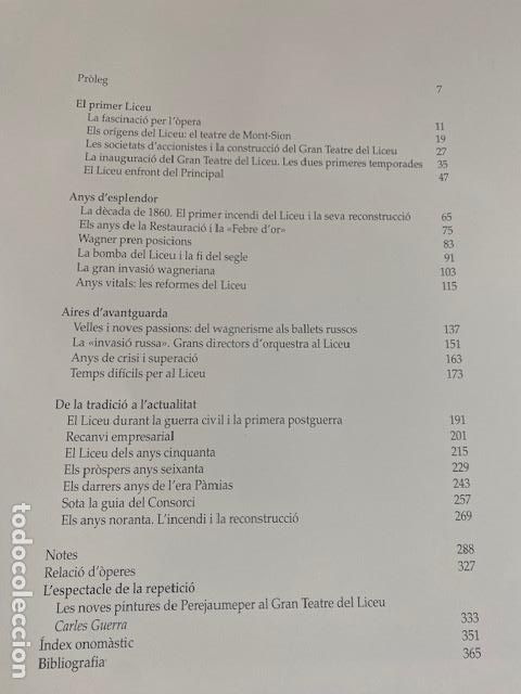 Libros de segunda mano: Gran Teatre del Liceu. Barcelona. 6 libros - Foto 6
