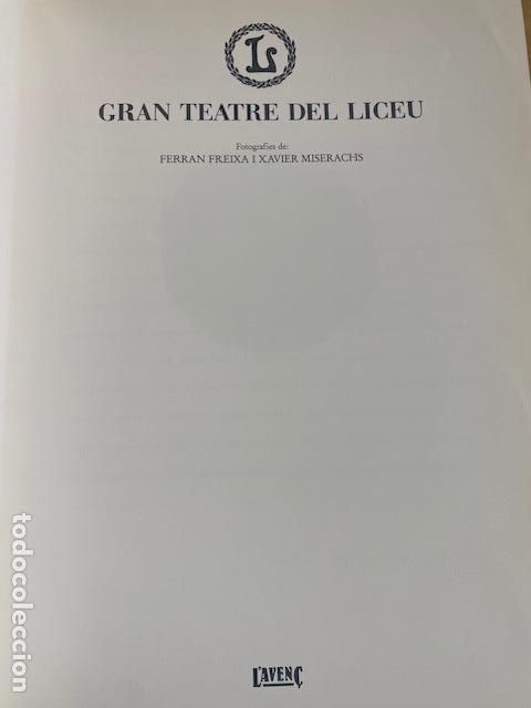 Libros de segunda mano: Gran Teatre del Liceu. Barcelona. 6 libros - Foto 14