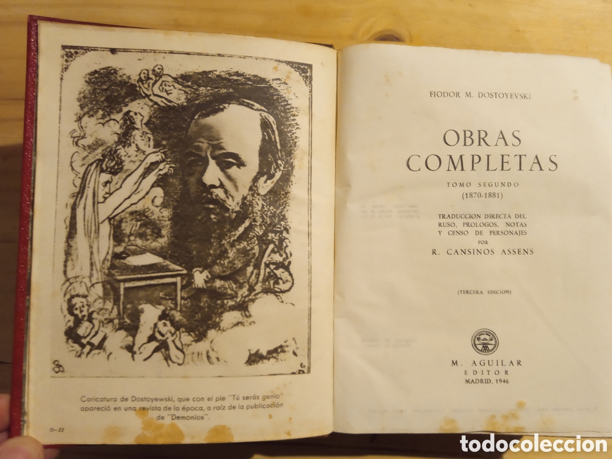 Libros de segunda mano: Dostoyevski - Obras Completas - Aguilar - Foto 1