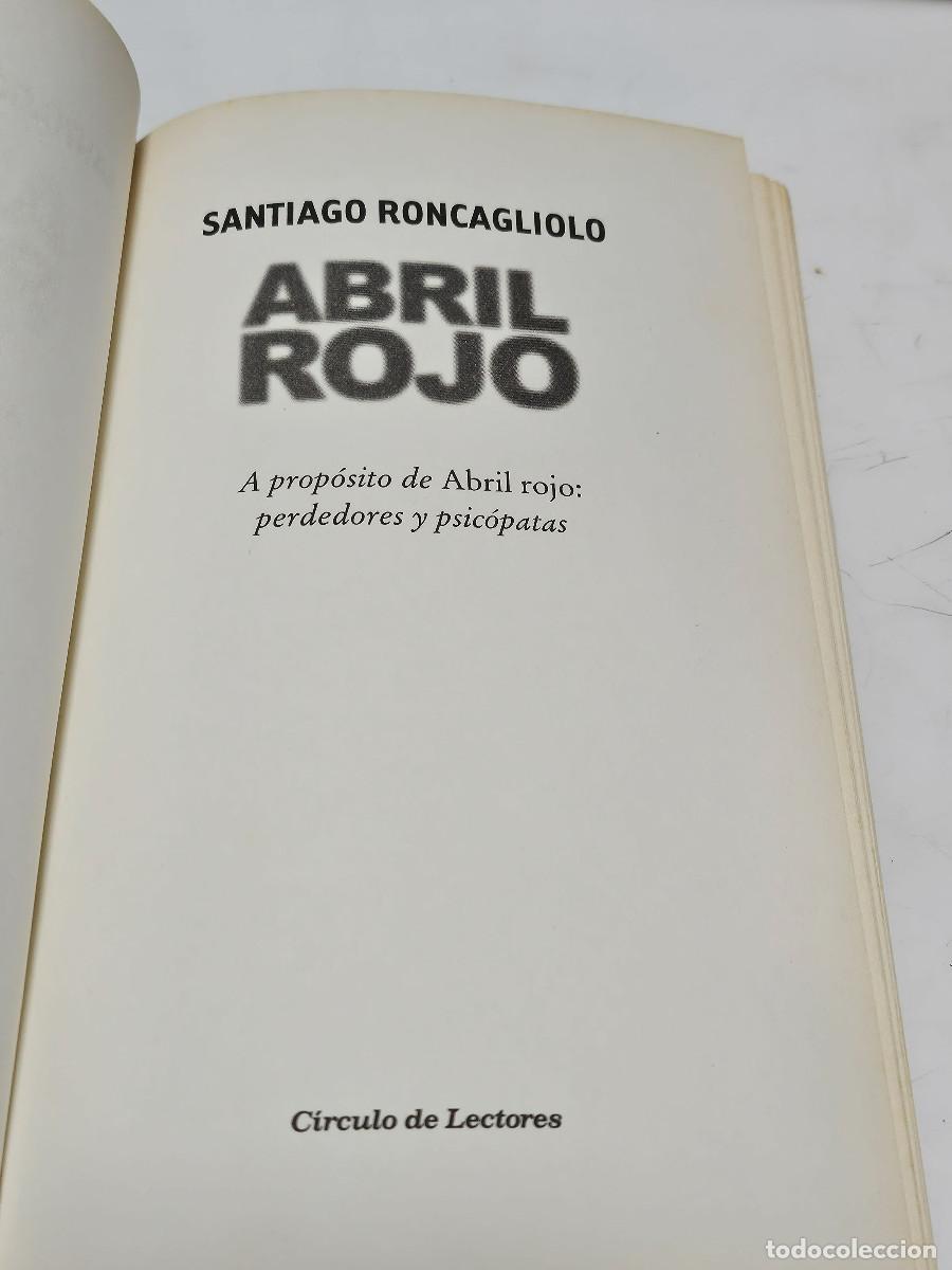 Libros de segunda mano: libro vintage Abril rojo - Foto 3