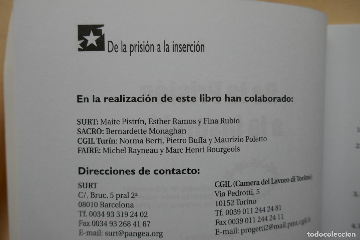Libros de segunda mano: DE LA PRISION A LA INSERCION - ....... - Foto 9