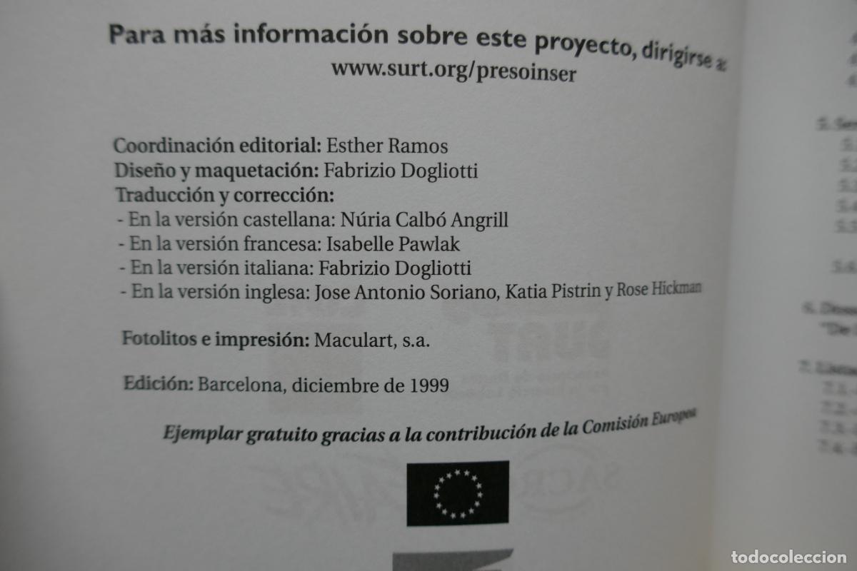 Libros de segunda mano: DE LA PRISION A LA INSERCION - ....... - Foto 10