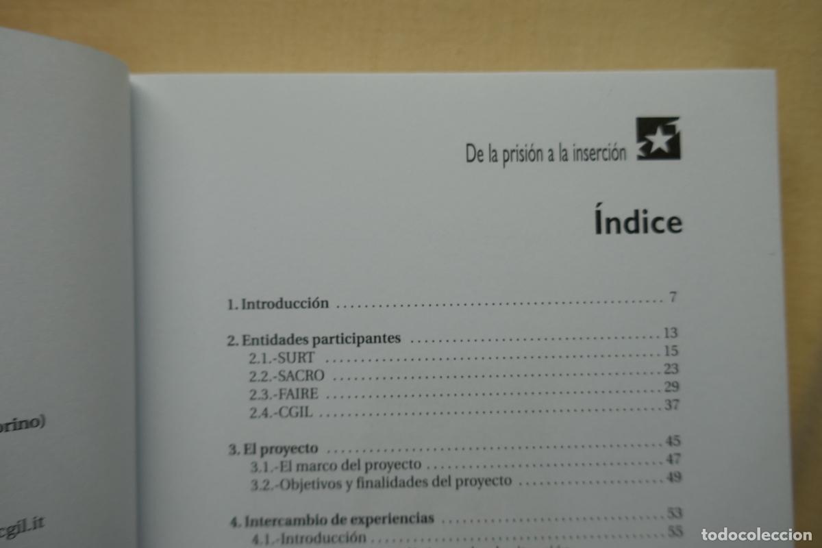 Libros de segunda mano: DE LA PRISION A LA INSERCION - ....... - Foto 11