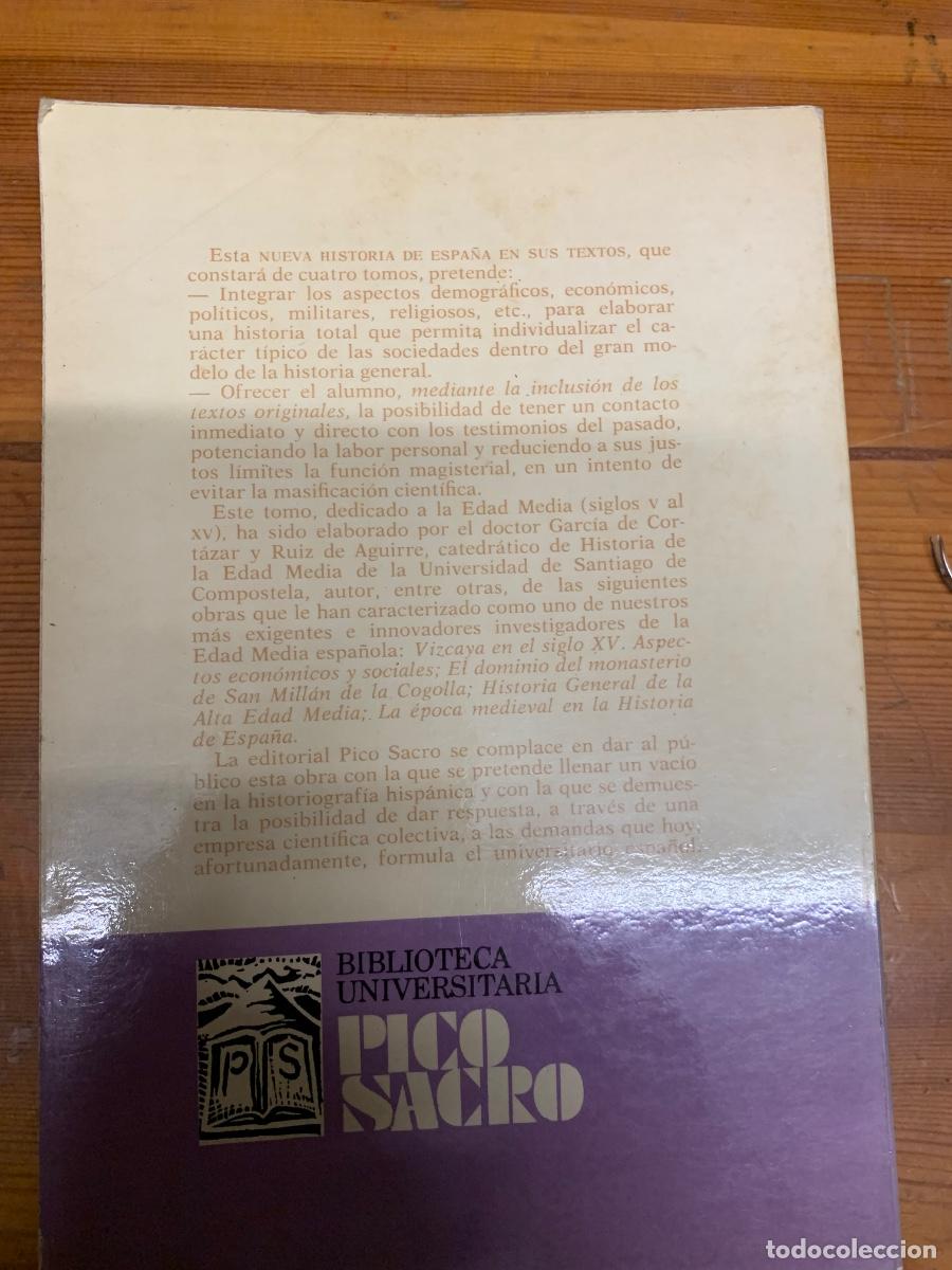 Libros de segunda mano: Edad Media. Nueva Historia de Espa&ntilde;a en sus textos(Bols 17) - Foto 2