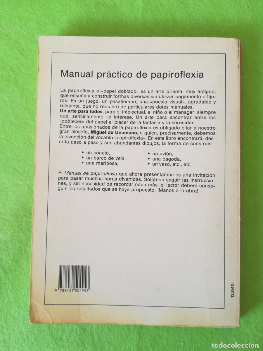 Libros de segunda mano: Manual practico de papiroflexia Emanuele Azzita editorial de vecchi 1991 - Foto 2
