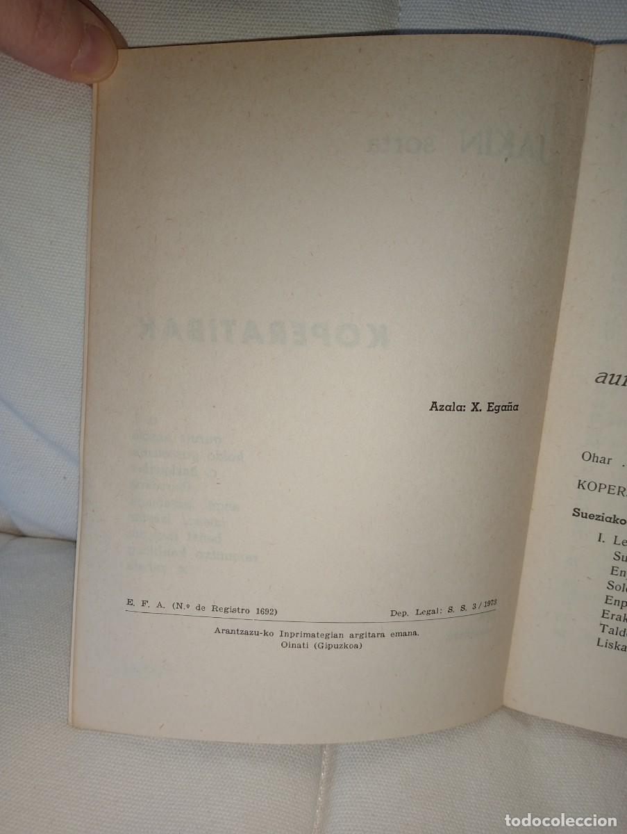 Libros de segunda mano: Libro en Euskera &rdquo;KOPERATIBAK&rdquo; - Foto 4