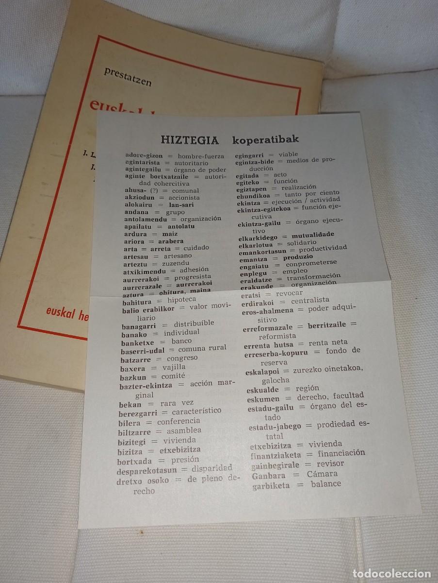 Libros de segunda mano: Libro en Euskera &rdquo;KOPERATIBAK&rdquo; - Foto 7