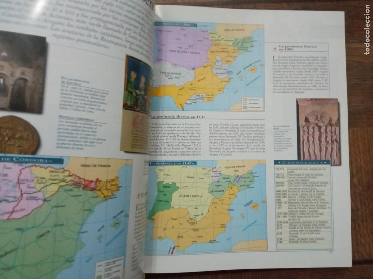 Libros de segunda mano: Atlas hist&oacute;rico universal. El Pa&iacute;s/Aguilar - Foto 3