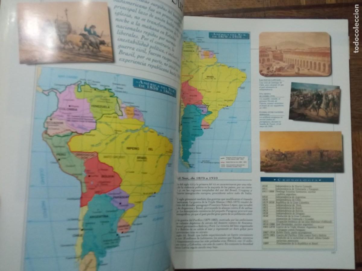 Libros de segunda mano: Atlas hist&oacute;rico universal. El Pa&iacute;s/Aguilar - Foto 4