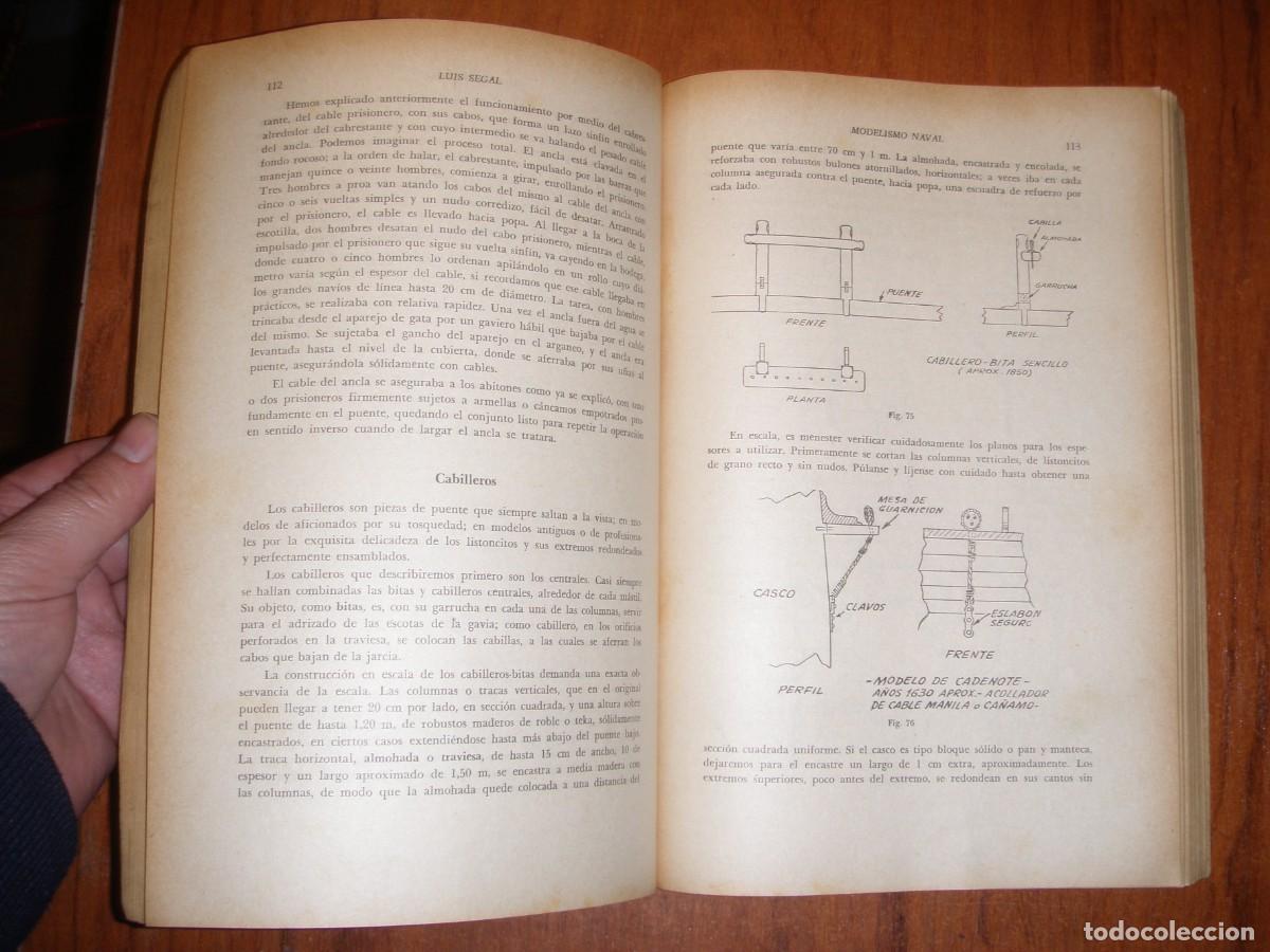 Libros de segunda mano: MODELISMO NAVAL LUIS SEGAL CON SUS DOS PLANOS - Foto 3