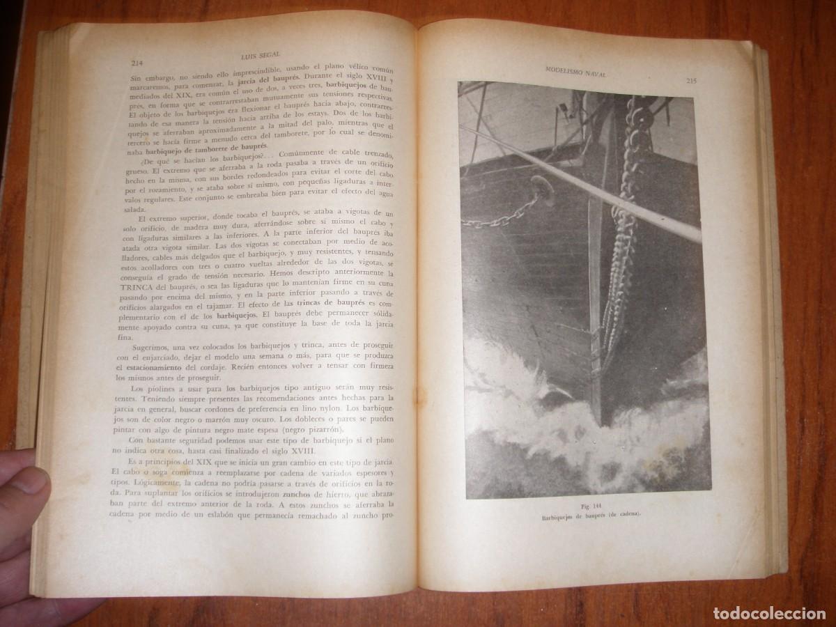 Libros de segunda mano: MODELISMO NAVAL LUIS SEGAL CON SUS DOS PLANOS - Foto 4